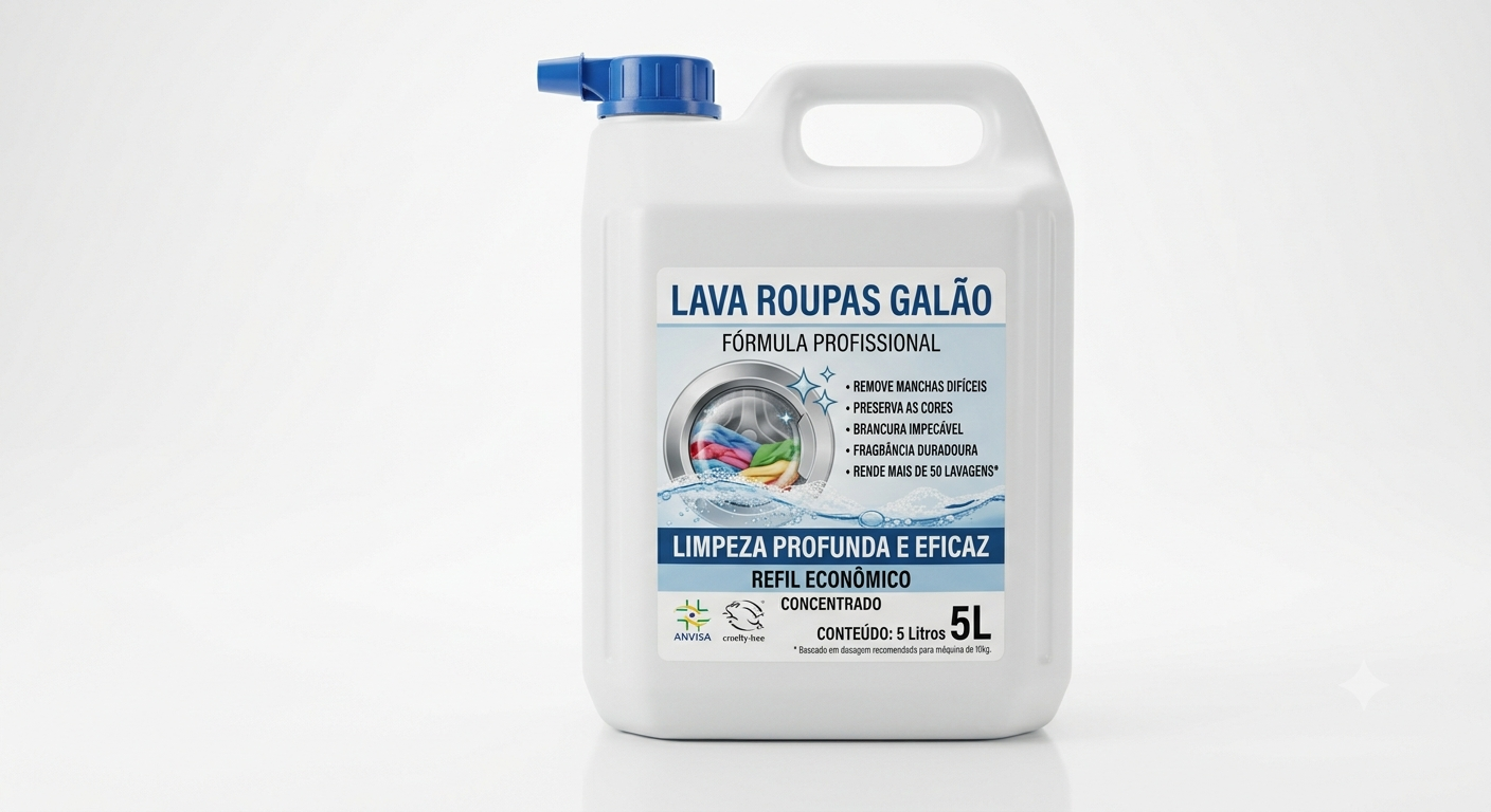Lava Roupas Galão 5L